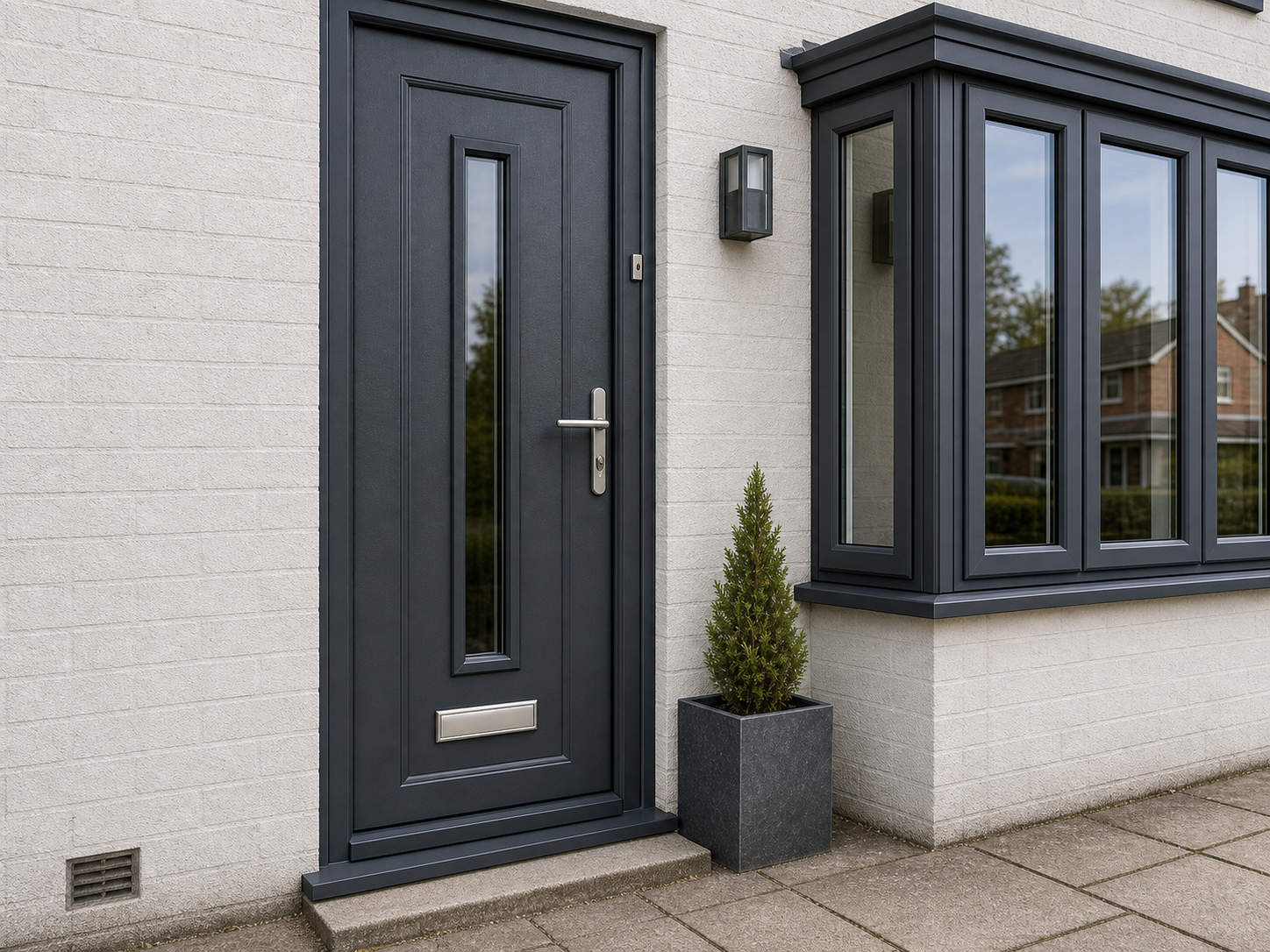 UPVC window spraying Nottingham